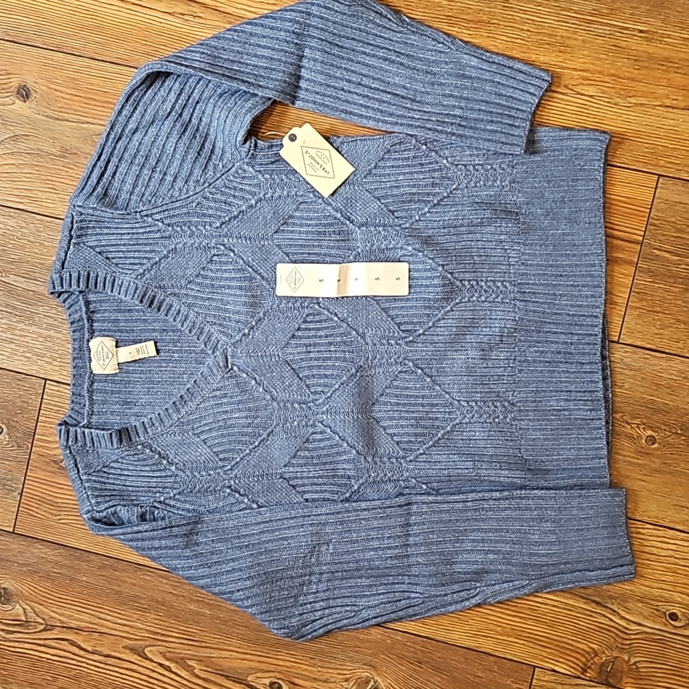 NWT sweater denim blue
